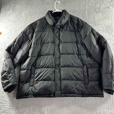 Andrew Marc Puffer Coat Jacket Mens XXL Full Zip Polyester NWOT Black - Image 1 of 4