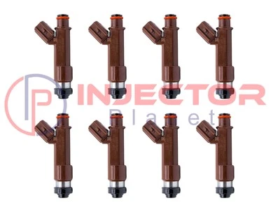 Juego de 8 inyectores de combustible DENSO 0130 05-09 Lexus GX470 23250-0F020 originales OEM Foto 1 de 4