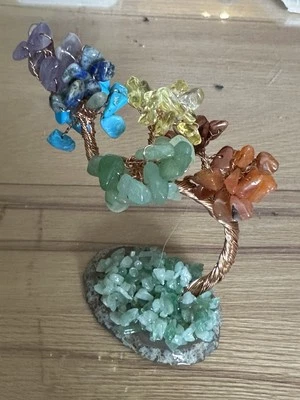 7 Chakra Geldbaum Kristallbaum Deko - Bild 1 von 3