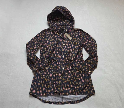 Nuevo L Tall J Crew impermeable perfecto impermeable estampado leopardo Foto 1 de 4