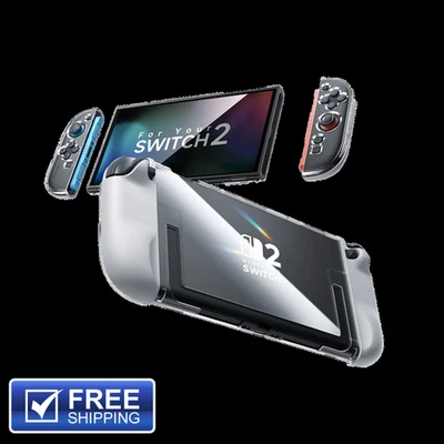 Protective Case for Nintendo Switch 2 2025 & JoyCon Controller Clear Slim Cover - Image 1 of 4
