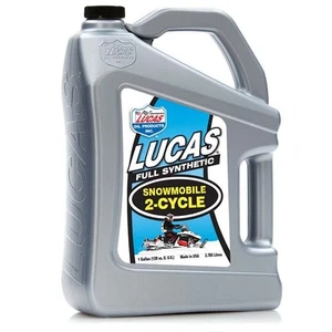 Lucas Oil Synthetic 2-Cycle Snowmobile Oil - 1 Gallon - Picture 1 of 2