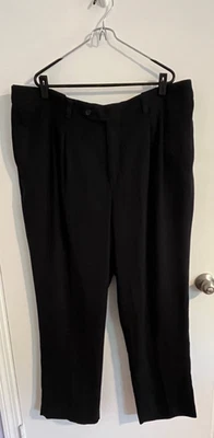 Pantalones de vestir para hombre George Foreman azul marino, 44 X 30, grandes y altos Foto 1 de 4