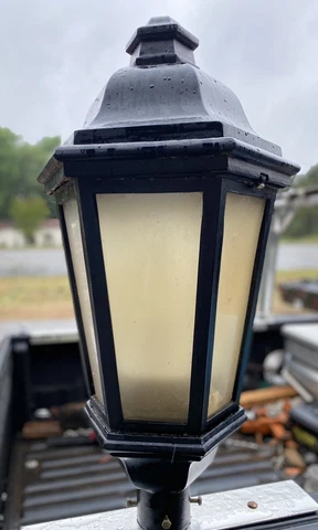 Vintage La Jolla Street Light Pole Street Antique LED, Can Deliver Cover