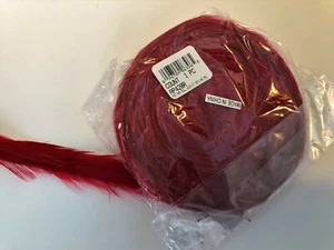 6 Yards Red Hackle Feather Tape NWT for Fascinators Hats Costumes - Picture 1 of 2