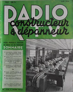 Radio Constructeur & Dépanneur n°119- 1956 Emetteur OC pour liaison télégraphie - Picture 1 of 2