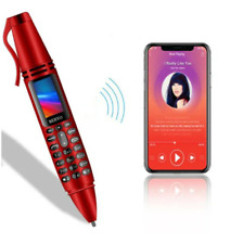 Mini téléphone portable composeur Bluetooth support GSM double SIM avec appareil photo lampe de poche musique