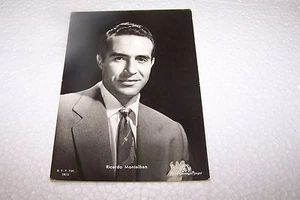 CINEMA - RICARDO MONTALBAN - cartolina vintage - cm 10,5 x 15 - - Picture 1 of 1