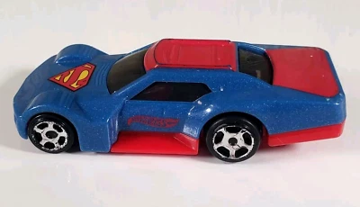 Hot Wheels Superman DC Comics Pull Back Car McDonalds Happy Meal Toy 2016 - Image 1 of 4