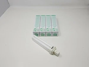 Lot of 4 26W 2700K Soft White 2Pin G24D3 Base Compact Fluorescent Quad Tube Bulb - Picture 1 of 6