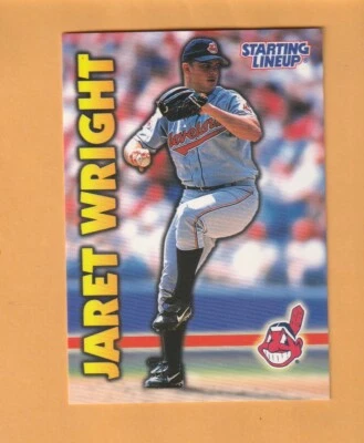 Jaret Wright Cleveland Indians 1999 Starting Lineup Extended Card Anaheim CA 6F - Image 1 of 2