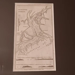 Antique Map Charleston Harbour 1806 - Picture 1 of 7