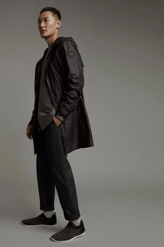 $795 CANADA GOOSE "NOMAD" Cappotto Impermeabile Nero Terra GORE TEX ShakeDry 