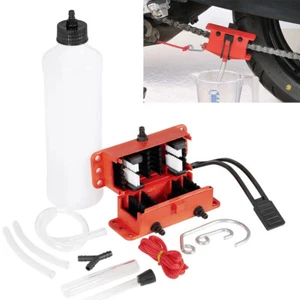 Kit Nettoyage Chaîne Moto Avec Brosse Et Lubrificateur Pour Entretien Précis - Imagen 1 de 9