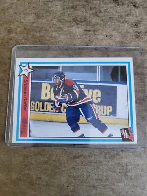 1990-1991 7 th inning sketch OHL / 34 SHAYNE GAFFAR  CORNWALL ROYALS - Image 1 of 2