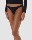 $160 Melissa Odabash Women Black Cali Bikini Bottom One-Piece Swimsuit Size 8