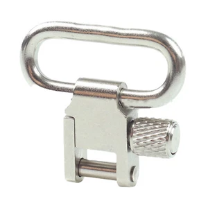 Quick Detach Stainless Steel Sling Swivels for Gun Rifle 1″ / 1.25" Sling Mount - Picture 1 of 13