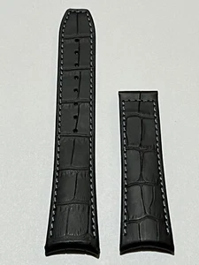 Raymond Weil Freelancer 22mm x 18mm Blue Leather Watch Band Strap - Picture 1 of 8