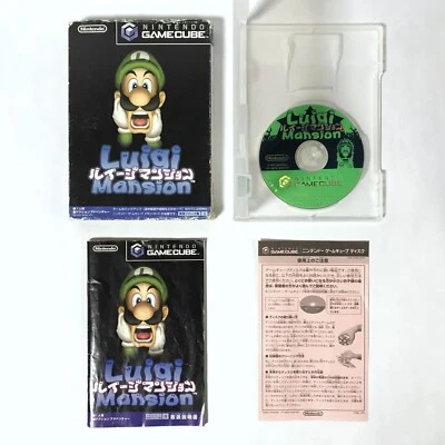 Luigi Mansion w/box Luigi's Nintendo GameCube GC NTSC-J Japan AC  [ForJpnCon] #2 - Image 1 of 4