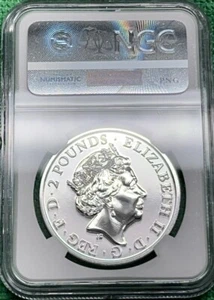 2016 Great Britain £2. Year of the Monkey. 1 oz Silver NGC MS 69 DPL. Top Pop. - Picture 1 of 9