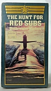 New Sealed VHS "The Hunt for Red Subs" Documentary US Navy Los Angeles Class Sub - Imagen 1 de 2