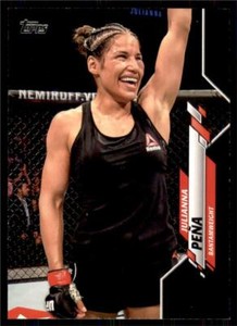 2020 Topps UFC MMA Black #52 Julianna Peña /69