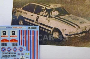 DECAL CALCA 1/43 SEAT 124 SPORT "ESC REPSOL" M. JUNCOSA RALLY VASCO NAVARRO 1971 - Imagen 1 de 1