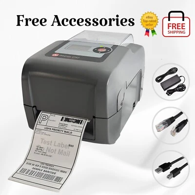 Datamax E-4206P E-Class Mark III Thermal Transfer Label Printer LAN USB Serial - Image 1 of 4