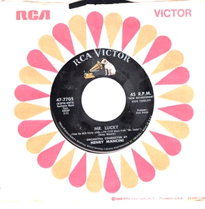 HENRY MANCINI: MR. LUCKY (TELEVISION THEME) / FLOATING PAD: 45 RPM 6771 - Picture 1 of 3