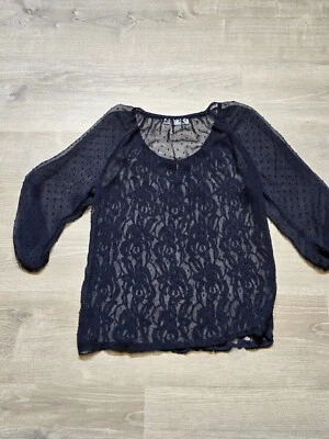 Top transparente azul para mujer John Paul Richard talla PM Foto 1 de 4