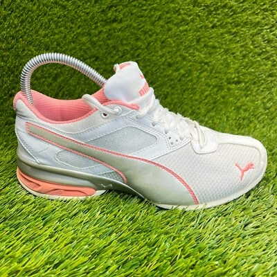 Puma Tazon 6 Womens Size 7.5 White Silver Athletic Running Tennis Shoes Sneakers - Image 1 of 4