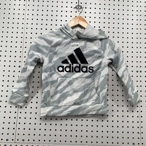 Adidas Hooded Sweatshirt Youth Size 5 DIGI Camo Hoodie Fit 14x18 Pullover - Picture 1 of 12