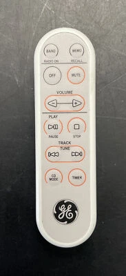 GE Slim CD Spacemaker 7-5330 Remote Tested Working Very Clean Excellent Cond - Image 1 of 4