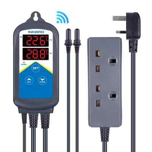 Inkbird 230V Only Heat WIFI Temperature Controller Dual Probe ITC-306A Aquarium - Picture 1 of 7