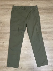 Adidas Hose Herren Gr. 38x32 grün gerades Bein Performance Tech Golf Chino - Bild 1 von 8