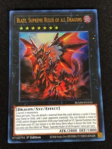 Yugioh Blaze Supreme Ruler of All Dragons BLMM-EN155 1st Ultra (NM) - Bild 1 von 1