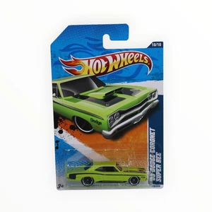 Hot Wheels '69 Dodge Coronet Super Bee 110/244 - Lime - 2011 Mainline B - Picture 1 of 3