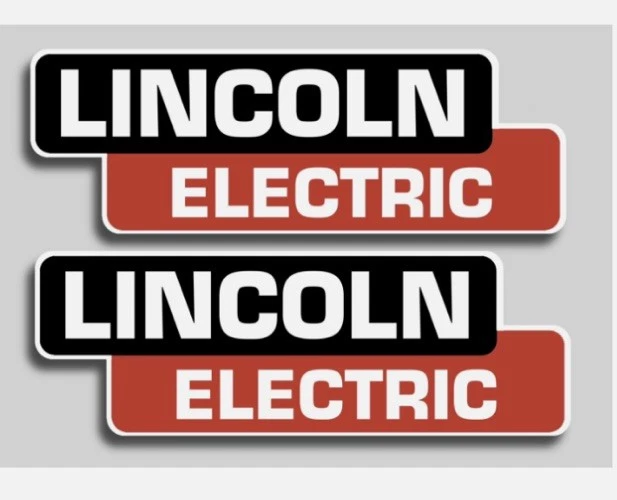 Lincoln Electric Welder Replacement Decal/Sticker 2x Set 14" x 5"