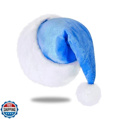 Sombrero de Papá Noel Eoocan, Sombrero de Papá Noel para Niños, Unisex Terciopelo Comodidad Luz Foto 1 de 4