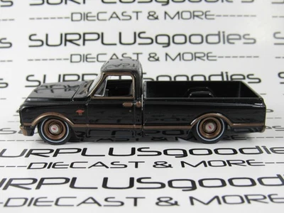 2025 Greenlight 1:64 LOOSE Black Bronze 1972 CHEVROLET C10 Lowrider Pickup Truck - Image 1 of 4