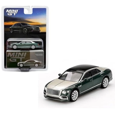 BENTLEY Flying Spur  - white sand verdant - MiJo - Mini GT 1:64 - Immagine 1 di 4
