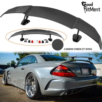 Alerón trasero de carbono 56" alerón alto para Mercedes Benz W205 C200 C300 C43 AMG Foto 1 de 4