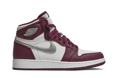 Air Jordan 1 Retro High OG Grade School Bordeaux 575441-611 Available Now - Image 1 of 4