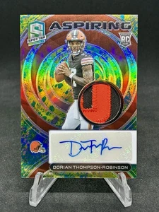 DORIAN THOMPSON-ROBINSON 2023 Spectra SPLATTER NEON /8 RPA #APA-DTR Browns! - Picture 1 of 2