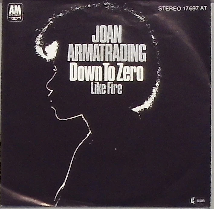 Joan Armatrading  Down to Zero / Like Fire - Image 1 of 1