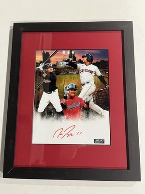 Jose Ramirez Cleveland Guardians Signed Framed 8x10 Custom Collage Photo: COA Foto 1 de 4