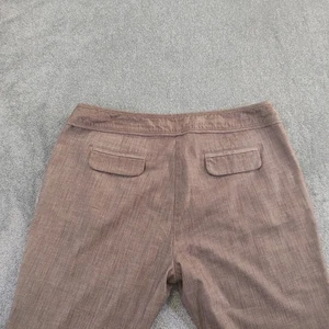 Pantalón M&S Per Una Mujer Reino Unido 18 Marrón Acampanado Oficina Elegante Carrera - Imagen 1 de 10