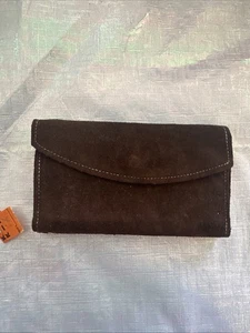 Vintage Geldbörse nie benutzt braun Suade Damen sehr schön - Bild 1 von 6