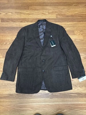 Chaqueta Blazer Lauren Ralph Lauren Para Hombre 44L Marrón Gamuza Abrigo Deportivo Blazer Foto 1 de 4