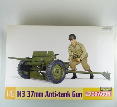 Dragon 1/6 Bausatz Militär M3 37mm Anti-tank Gun ungebaut OVP - Bild 1 von 4